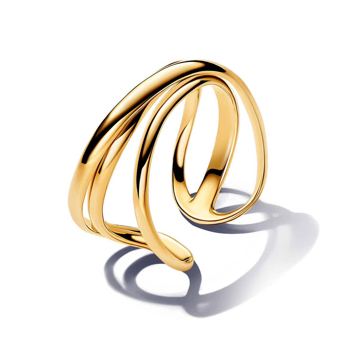 ★TOU★ NP026 Triple Twist Band Open Ring Triple Twist Ring | Jewelry by Catherina