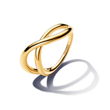 Load image into Gallery viewer, Organically Shaped Infinity Ring