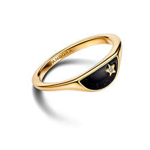 Load image into Gallery viewer, Pandora ME Halved Enamel Signet Ring
