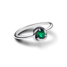 Load image into Gallery viewer, May Birthstone Eternity Circle Ring