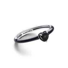 Load image into Gallery viewer, Pandora ME Black Chakra Heart Ring