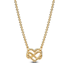 Load image into Gallery viewer, Sparkling Infinity Heart Collier Necklace
