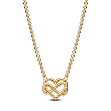 Load image into Gallery viewer, Sparkling Infinity Heart Collier Necklace