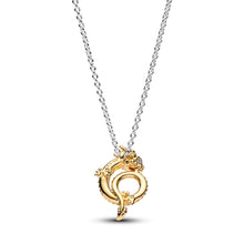 Load image into Gallery viewer, Two-tone Chinese Year of the Dragon Collier Necklace