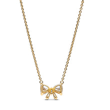 Load image into Gallery viewer, Sparkling Bow Necklace