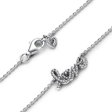 Load image into Gallery viewer, Sparkling Handwritten Love Collier Necklace