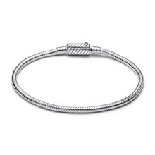 Load image into Gallery viewer, Pandora Moments Sliding Magnetic Clasp Snake Chain Bracelet