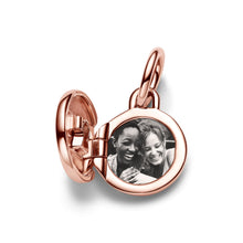 Load image into Gallery viewer, Openable & Engravable Love Locket Dangle Charm