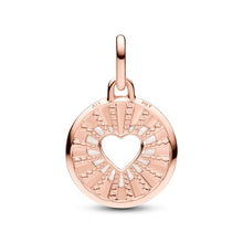 Load image into Gallery viewer, Pandora ME Hearts Medallion Charm