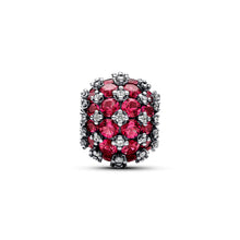 Load image into Gallery viewer, Sparkling Pavé Round Pink Charm