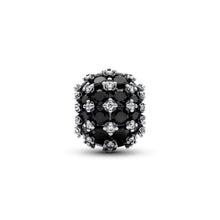 Load image into Gallery viewer, Sparkling Pavé Round Black Charm