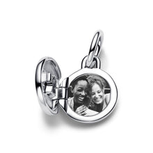 Load image into Gallery viewer, Openable & Engravable Love Locket Dangle Charm