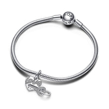 Load image into Gallery viewer, Splittable Heart & Key Dangle Charm