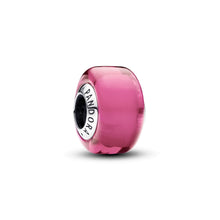 Load image into Gallery viewer, Pink Mini Murano Glass Charm