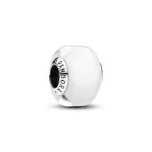 Load image into Gallery viewer, White Mini Murano Glass Charm