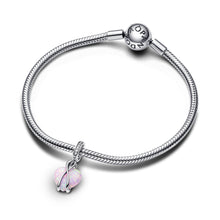 Load image into Gallery viewer, Mom Opalescent Heart Dangle Charm