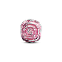 Load image into Gallery viewer, Pink Rose in Bloom Charm