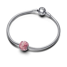 Load image into Gallery viewer, Pink Rose in Bloom Charm
