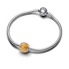 Load image into Gallery viewer, Yellow Rose in Bloom Charm