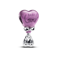 Load image into Gallery viewer, Color-changing Gender Reveal Girl Charm