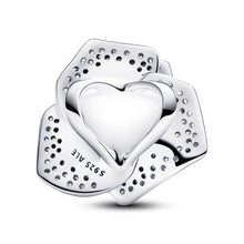 Load image into Gallery viewer, Sparkling Rose in Bloom Oversized Charm