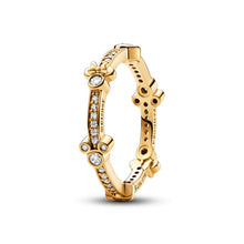 Load image into Gallery viewer, Disney Mickey Mouse & Minnie Mouse Sparkling Eternity Ring