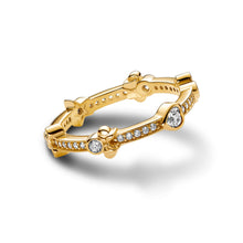 Load image into Gallery viewer, Disney Mickey Mouse & Minnie Mouse Sparkling Eternity Ring