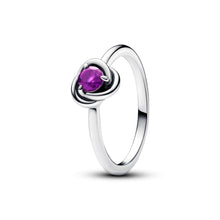 Load image into Gallery viewer, Purple Eternity Circle Ring