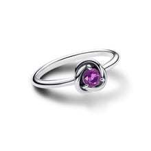 Load image into Gallery viewer, Purple Eternity Circle Ring