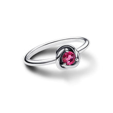 Load image into Gallery viewer, Pink Eternity Circle Ring