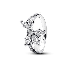 Load image into Gallery viewer, Sparkling Asymmetrical Herbarium Cluster Ring