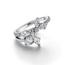 Load image into Gallery viewer, Sparkling Asymmetrical Herbarium Cluster Ring