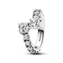 Load image into Gallery viewer, Sparkling Overlapping Band Ring
