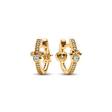 Load image into Gallery viewer, Disney Mickey Mouse & Minnie Mouse Sparkling Hoop Earrings