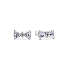 Load image into Gallery viewer, Sparkling Bow Stud Earrings
