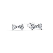 Load image into Gallery viewer, Sparkling Small Bow Stud Earrings