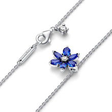 Load image into Gallery viewer, Sparkling Blue Herbarium Cluster Pendant Necklace