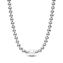 Load image into Gallery viewer, Treated Freshwater Cultured Pearl & Beads Collier Necklace