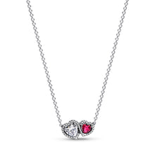 Load image into Gallery viewer, Halo Hearts Pendant Necklace