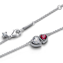 Load image into Gallery viewer, Halo Hearts Pendant Necklace