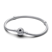 Load image into Gallery viewer, North Star Clasp Snake Chain Bracelet