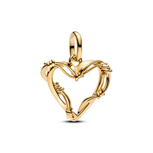 Load image into Gallery viewer, Wire Heart Dangle Charm