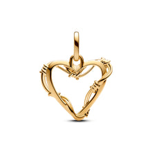 Load image into Gallery viewer, Wire Heart Dangle Charm