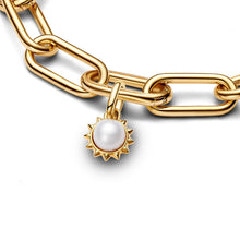 Load image into Gallery viewer, Pandora ME Treated Freshwater Cultured Pearl Sun Mini Dangle Charm