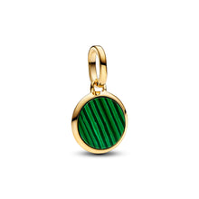 Load image into Gallery viewer, Green Engravable Mini Medallion Charm