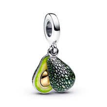 Load image into Gallery viewer, Avocado Double Dangle Charm