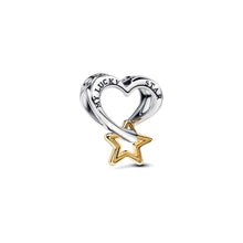 Load image into Gallery viewer, Lucky Star & Heart Charm