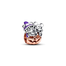 Load image into Gallery viewer, Disney Mickey Mouse & Minnie Mouse Halloween Pumpkin Charm