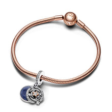 Load image into Gallery viewer, Two-tone Shooting Star Double Dangle Charm
