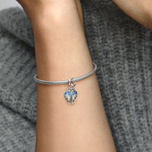 Load image into Gallery viewer, Sparkling Splitable Angel Wings Dangle Charm